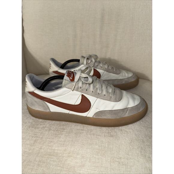 Nike Men\'s Killshot 2 Leather Sail Desert Orange Gum White Size 10.5 main image 14